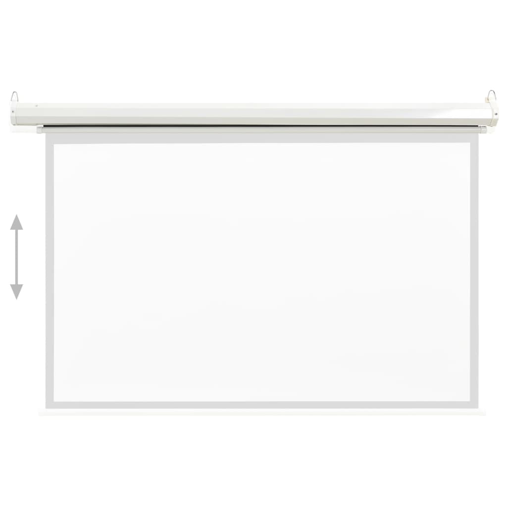Electric Projection Screen with Remote Control 74" 4:3